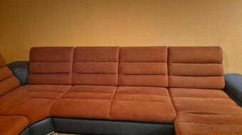 Rozkládací sedací souprava do tvaru u - 2