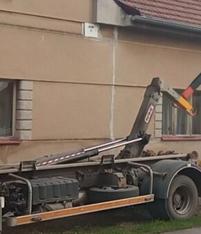 Hákový nosič kontejnerů, teleskopická nástavba - 2