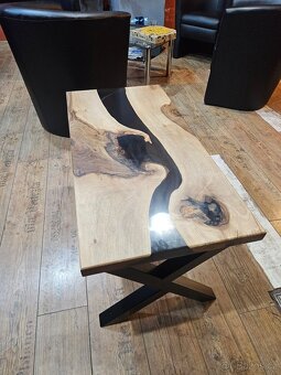 Konferenční stolek 100x50 cm ořech - 2