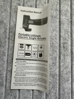 Aku úhlová bruska (438) - 2