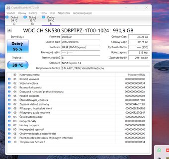 SSD NVMe WD 1 TB (3 cm) - 2