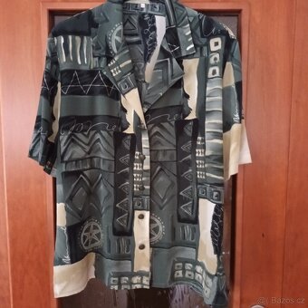 Halenka over size + lehký kardigan. - 2