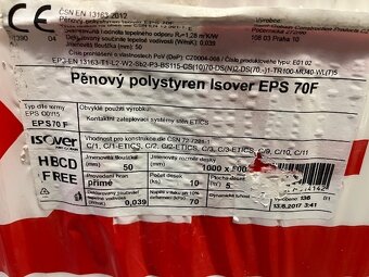 polystyreny, bitumenové desky, bílé cihly - 2