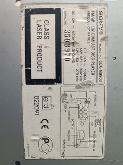 Sony CDX 9900 - 2