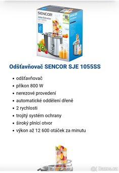 Odšťavňovač Sencor - 2