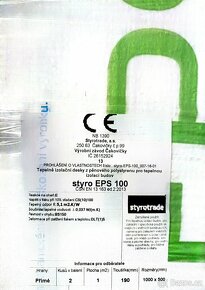 Polystyrén styro EPS 100 - 2