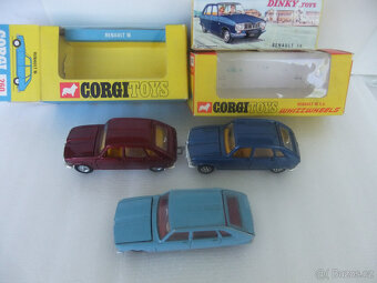 od CORGI a DINKY TOYS:RENAULT 16 v original krabickach - 2