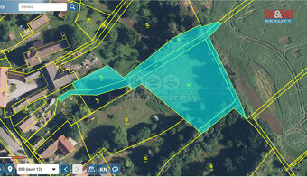 Prodej 1/2 podílu zahrady 4663 m2 v Úlibicích - 2