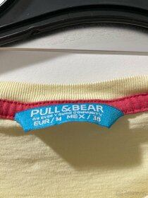 Pánské žluté tričko Pull & Bear - 2
