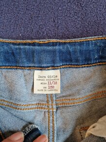 Modré riflové šortky vel.140148 ZARA - 2