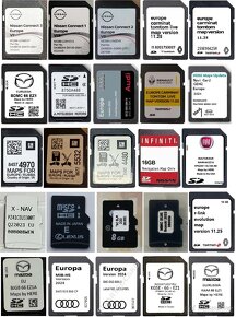 USB, SD mapy do vstavanych navigacii 2022-2025/26 - 2