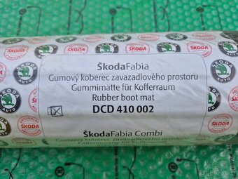gumový koberec do kufru Škoda Fabia I (6Y) hatchback DCD4100 - 2