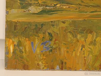 Obraz, Zlatá pole, olejomalba 48x58cm - 2
