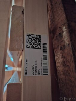 Laťkový rošt - masiv do 120kg. 220 x 90 cm - 2