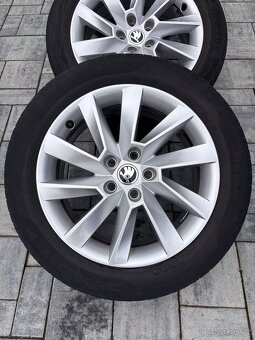 Alu kola Stratos originál Škoda Superb III R17 215/55 - 2