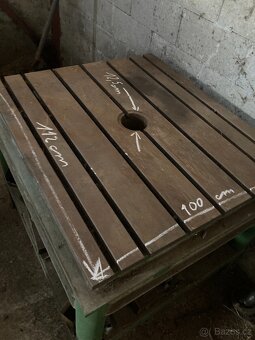 prodám litinovou desku s t drážkami 112100cm - 2