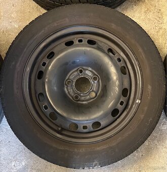 Disky Vw, 5x100, R15, Et43, letní pneu - 2