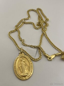 Zlatý řetízek s přívěškem nové zlato - 2