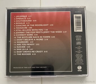 CD Thin Lizzy - Live and Dangerous, Black Rose, Jailbreak - 2