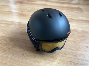 Lyžařská helma WEDZE s brýlemi vel.53-56cm - 2