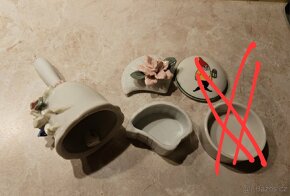 Starožitný zvonek, 1x dózička na léky - 2