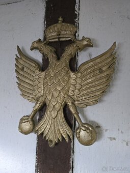 KRÁSNÁ OBŘÍ KOVOVÁ DVOUHLAVA ORLICE - 2