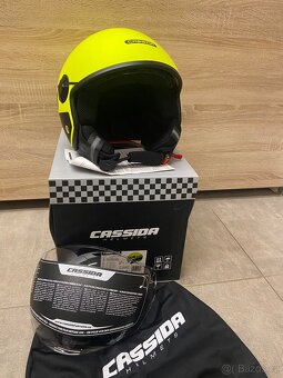 Helma na motorku Cassida Handy Plus Linear, vel. L - 2