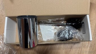 Keuco Plan - WC štětka s držákem, černá/chrom - 2