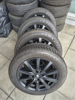 ALU kola Peugeot 16" 4x108 + pneu 215/55 R16 - 2