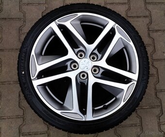 Alu kola originál Peugeot 308, 308 SW 5x108 R18 KRÁSNÁ SADA - 2