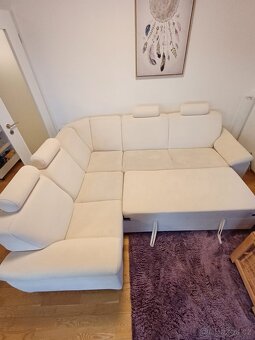 Rozkladaci rohova pohovka s uloznym prostorem - 2
