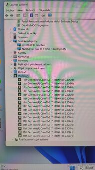 DELL XPS 9510 4K Dotyk i7-11800H 32GB, 1TB, RTX3050 Ti, W11p - 2
