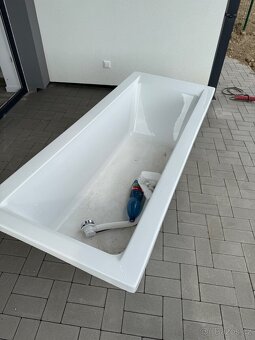Vana 1700 x 700 mm, akrylátová, bílá, CLIVIA TOP DESIGN PLUS - 2