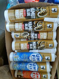 Prodám lepící tmel Mamut a Uni Fix stříbrná páska - 2