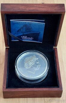 5 oz Titanic stříbrná mince Antique Finish, 49 kusů, RRR - 2