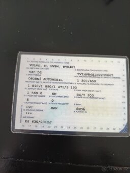 Prodám Volvo V40 nafta - 2