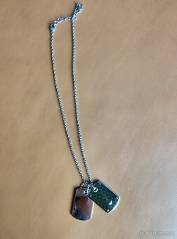 ~~ Emporio ARMANI Pánský náhrdelník z oceli Eagle Logo ~~ - 2