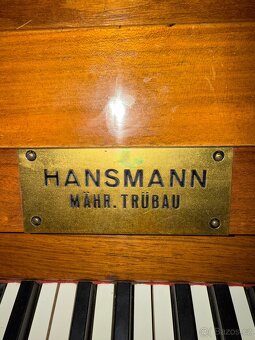 Piano, klavir Hansmann Mähr Trübau - 2