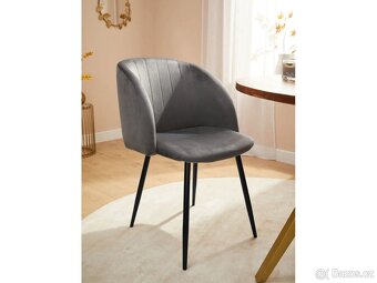 Livarno Sametové polstrované křeslo - 2