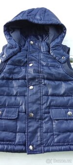 Chlapecká zimní maskáčová bunda a vesta( vel. 122) - 2