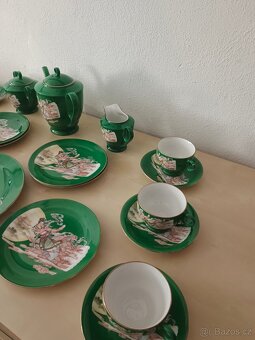 Retro porcelánový servis - nový, kompletní sada - 2