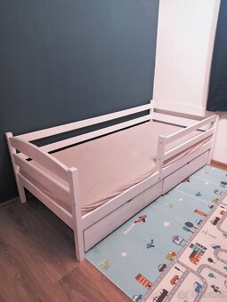 Dětská postel se zábranou, 90x200cm - 2