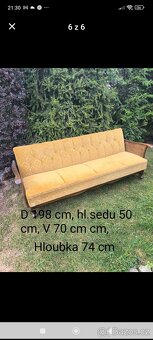 Starožitna sofa+ křesla - 2