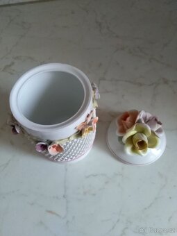 retro porcelánová dozička - 2