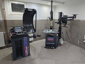 PROFI zouvačka s ramenom + vyvažovačka WEBER - - 2