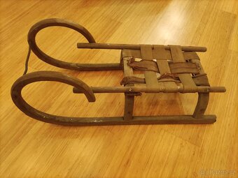Sáně dřevěné - 2