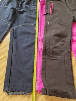 Softshellové kalhoty holka vel.122, 128,134 - 2