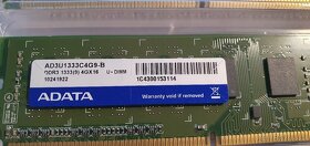 Paměti 2x 4GB DDR3 - 2