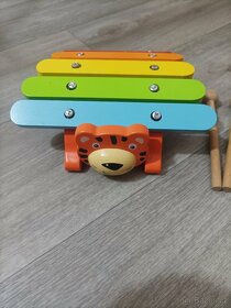 Dřevěný xylofon tygr - 2