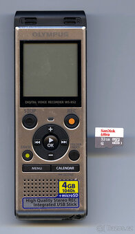 Diktafon a MP3 přehrávač OLYMPUS WS-852 - 2